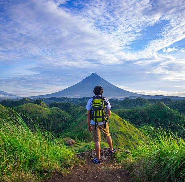 Scenic view of a popular travel destination